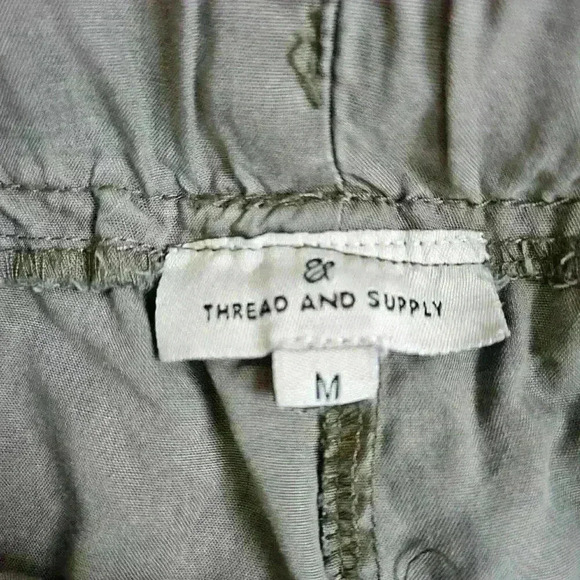 Thread and Supply PaperBag High Waist Sage Green Size Medium - Picture 4 of 7